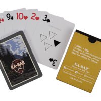 Ka-Bar 9914 Ka-Bar Playing Cards Multi-Color 3.50" Doubles as Trail Markers