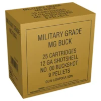 MILITARY GRD 12G 00BUCK 25RD 2 3/4"