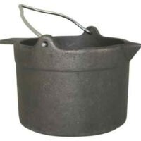 LYMAN LEAD POT CAST IRON HOLDS - 10 POUNDS OF LEAD