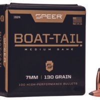 Speer 1624 Boat-Tail 7mm 130gr Jacketed Soft Point Boat Tail 100 Per Box/5 Case
