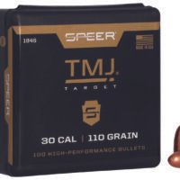 Speer 1846 TMJ 30Cal 110gr Total Metal Jacket Round Nose 100 Per Box/5 Case