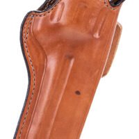 Bianchi 10323 5BHL Thumbsnap  OWB Size 11 Tan Leather Belt Loop Fits S&W N Frame/Colt Anaconda 6-6.5" Barrel Right Hand