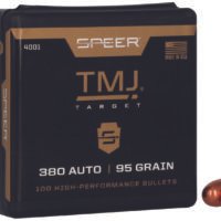 Speer 4001 TMJ  380ACP 95gr Total Metal Jacket 100 Per Box/5 Case