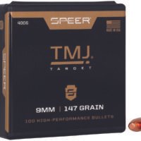Speer 4006 TMJ  9mm 147gr Total Metal Jacket 100 Per Box/5 Case
