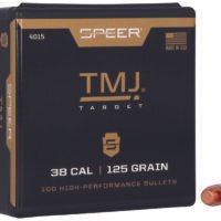 Speer 4015 Handgun  38Cal 125gr Total Metal Jacket 100 Per Box/5 Case