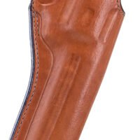 Bianchi 12678 111 Cyclone Belt Holster Size 03 OWB Open Bottom Style made of Leather with Tan Finish, Strongside/Crossdraw & Belt Loop Mount Type fits 4" Barrel S&W K-Frame for Right Hand