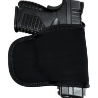 GrovTec US Inc GTHL15099BLK Multi-Fit OWB Size 99 Black Suede Belt Loop Fits Med/Lg Semi-Auto Right Hand