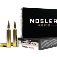 Nosler 51288 Match Grade  26Nosler 140gr Custom Competition Hollow Point Boat Tail 20 Per Box/10 Case
