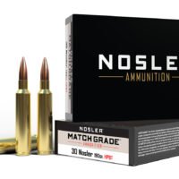 Nosler 60029 Match Grade  30Nosler 190gr Custom Competition Hollow Point Boat Tail 20 Per Box/10 Case