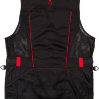 BROWNING ACE SHOOTING VEST - R-HAND 3XL BLACK/RED TRIM