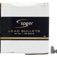 Speer 4624 Handgun  38Cal 158gr Lead Semi Wadcutter 500 Per Box/1 Case
