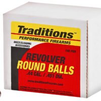 Traditions A1647 Revolver  44Cal Lead Ball 140gr 100/Box