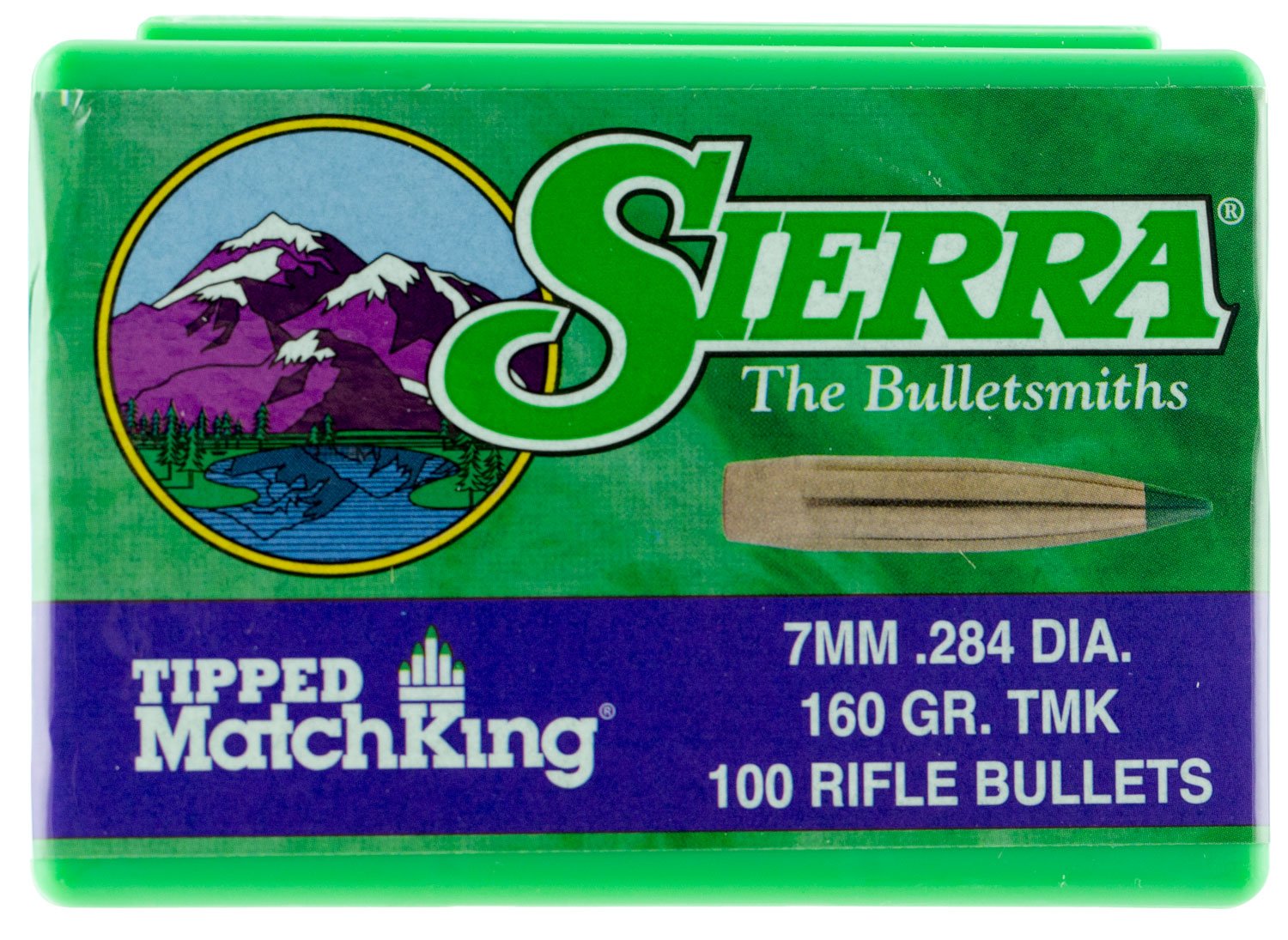 Sierra 7660 Tipped MatchKing 7mm 160gr Tipped MatchKing 100/Box