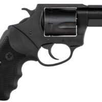 Charter Arms 63520 Mag Pug  Large 357 Mag, 5 Shot 2.20" Black Nitride Steel Barrel, Cylinder & Frame w/Black Finger Grooved Rubber Grip