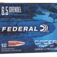 Federal AE65GDL90VP American Eagle Varmint & Predator 6.5Grendel 90gr Jacketed Hollow Point 50 Per Box/5 Case