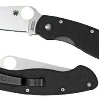 Spyderco C36GPE Military  4" Folding Modified Clip Point Plain CPM S30V Stainless Steel Blade/G10 Black Handle