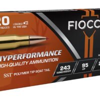 Fiocchi 243HSB Hyperformance  243Win 95gr Super Shock Tip 20 Per Box/10 Case