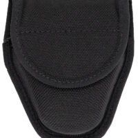 Bianchi 18772 7317 Double Handcuff Case Accumold Black Textured 2-2.25" Hook & Loop