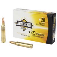 Armscor FAC2238N USA 223Rem 62gr Full Metal Jacket 20 Per Box/50 Case