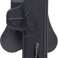 Bulldog RR1911 Rapid Release  OWB Black Polymer Paddle Fits 1911 Fits 5" Barrel Right Hand