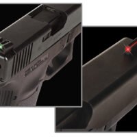 TruGlo TG131MP Fiber-Optic  Red/Fiber Optic Front Sight-Green/Fiber Optic Rear Sight Smith & Wesson M&P/SD9/SD40