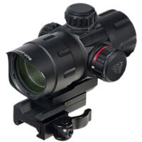 UTG SCPDS3840W ITA  Black Anoidized 1x 38mm Tube 4 MOA Red/Green CBQ Dot Reticle