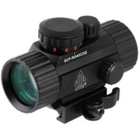 UTG SCPRG40CDQ ITA Black Hardcoat Anodized 1x 4 MOA Red/Green Dot/62 MOA Circle Reticle
