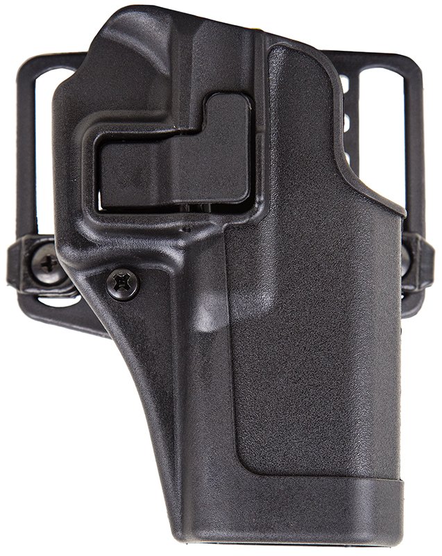 Blackhawk 410507BKR Serpa CQC OWB Size 07 Matte Black Polymer Belt Loop/Paddle Fits Springfield XD/XD--M/Mod.2 3.80-4" Barrel Right Hand