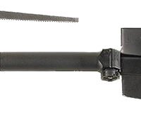 Glock ET17070 Entrenching Tool  Three Position Adjustment For Multiple Users, Surface Treated Black Polymer/Saw Inside Handle, Includes Nylon Storage Pouch