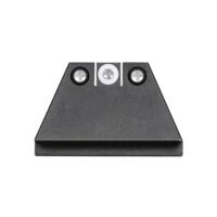 Night Fision GLK004003WGZ Suppressor Height Sights For Glock  Green Tritium White Outline Front Sight-Green Tritium Black Outline Rear Sight Glock 17/17L/19