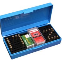 MTM Case-Gard SB20020 SB-200  Multi-Caliber Rimfire Rifles Blue Polypropylene 100-250rd