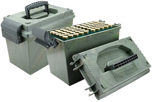 MTM Case-Gard SD1001209 Shotshell Dry Box 12 Gauge Shotgun Wild Camo Polypropylene 100rd