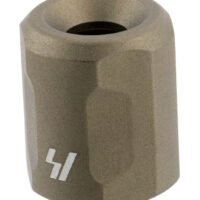 Strike BCTPFDE Barrel Thread Protector  223 Rem/5.56x45mm NATO AR Platform Flat Dark Earth Aluminum 1/2"-28 tpi