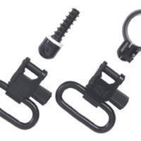 Uncle Mike's 13312 Full Band Swivel Set Quick Detach 115 CF Blued 1.25" Loop for Lever Action Winchester & Marlin