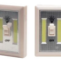 Cyclops CYCCOB2PK Light Switch  200 Lumens LED Ivory Plastic 2 pk