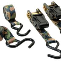 HME RS4PK Camouflage Ratchet Tie Down Straps Camouflage 4 Pack