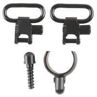 Uncle Mike's 15912 Magnum Band Swivel Set Quick Detach 115 SG-1 Blued 1" Loop for 12 Gauge Single/ Over Under Barrel Shotgun