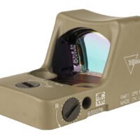 Trijicon 700624 RMR Type 2 Flat Dark Earth 1 X  0.89" x 0.67" 3.25 MOA Red Dot