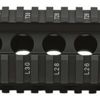 BCM QRF12556BLK QRF  12" Free-Floating Style Made of Aluminum with Black Anodized Finish & Picatinny Rail for AR-Platform