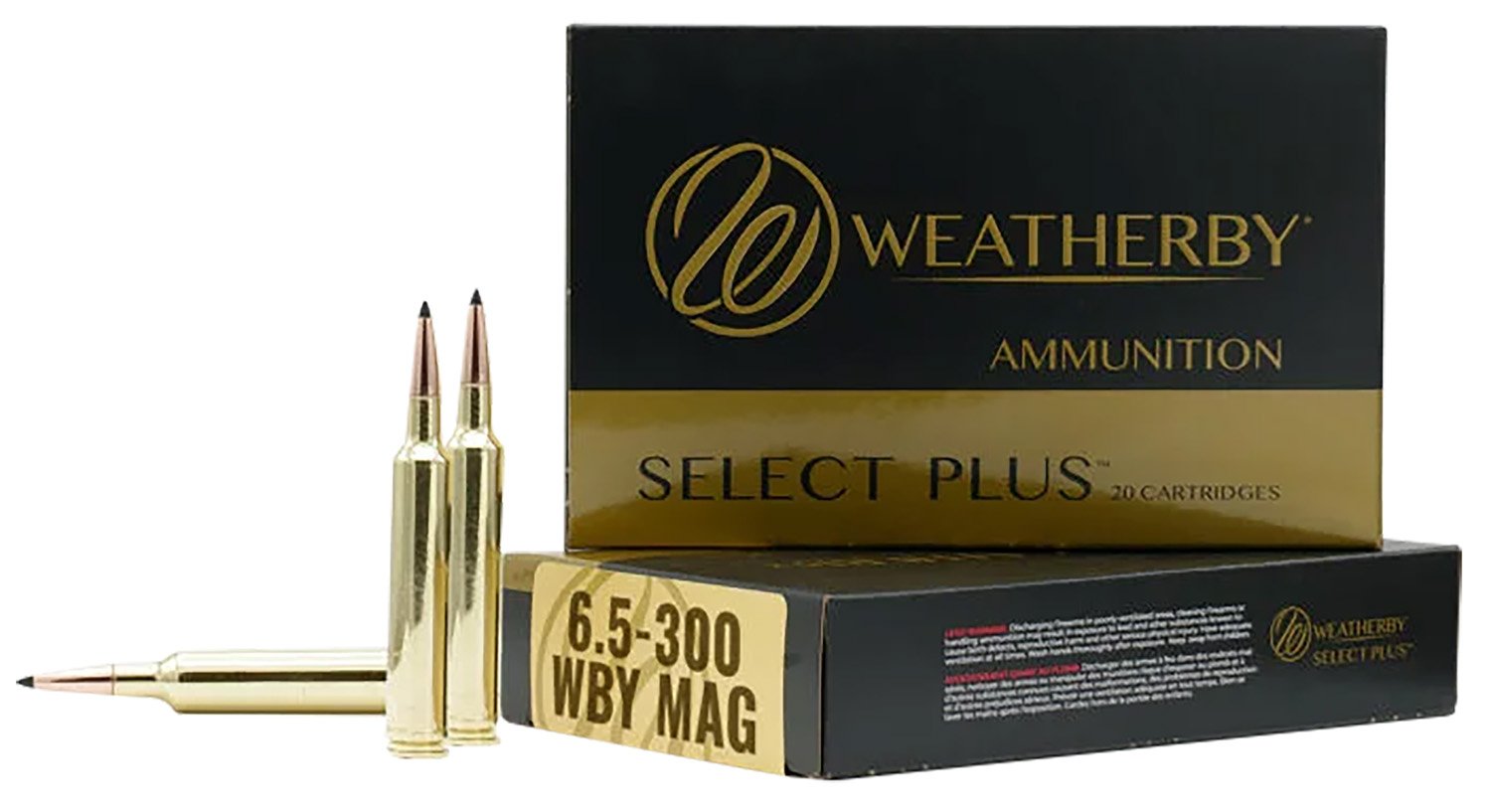 Weatherby F653130SCO Select Plus 6.5-300WthbyMag 130gr Swift Scirocco II 20 Per Box/10 Case