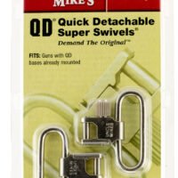 Uncle Mike's 10933 Super Swivel Quick Detach Tri-Lock 1.25" Loop Nickel Finish