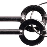 Uzi Accessories UZIKEYPAIR Handcuff Key Set Silver Metal