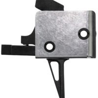 CMC Triggers 92503 Drop-In  Single-Stage Flat Trigger w/ 4-4.50 lbs Draw Weight & Black/Silver Finish