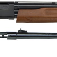 Mossberg 54188 500 Bantam Combo Youth 20 Gauge Pump 3" 5+1 Blued 22" Vent Rib/24" Fully-Rifled Barrels, Blued Steel Receiver, Fixed Wood Stock, Right Hand, Accu-Set Full Rifled Bore Choke