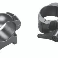 Weaver Mounts 49326 Lever Lok Matte Black 1" High