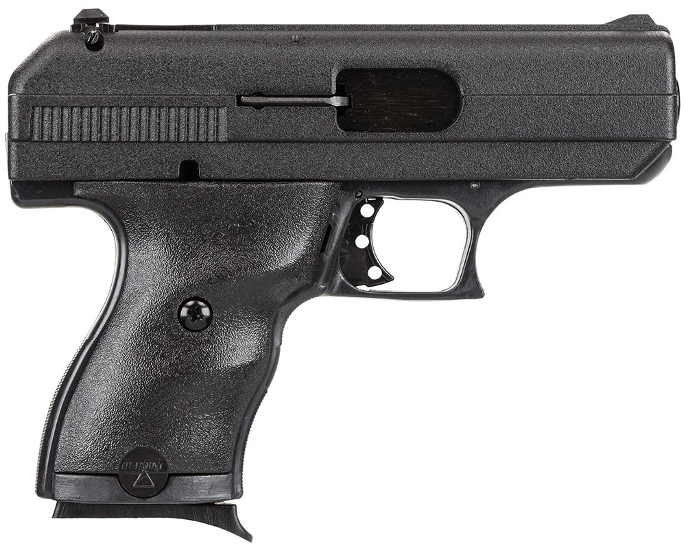 Hi-Point 00916 C9 9mm Luger 8+1, 3.50" Black Steel Barrel, Black Powder Coated Serrated Steel Slide, Black Polymer Frame & Grip