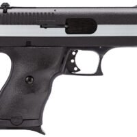 Hi-Point CF380 CF 380 ACP 8+1, 3.50" Black Steel Barrel, Black Powder Coated/Chrome Serrated Steel Slide, Black Polymer Frame & Grip