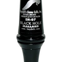 Haydel's Game Calls BH07 Black Hole Open Call Double Reed Mallard Sounds Attracts Ducks Black Polycarbonate