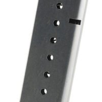 Mec-Gar MGCG4508SPF Standard  Stainless Detachable 8rd 45 ACP for 1911 Government