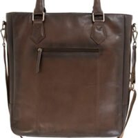 CAMELEON S&W FLAT TOTE CC - PURSE DARK BROWN